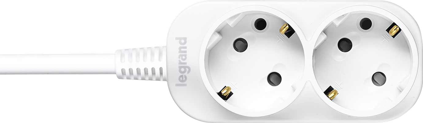 Удлинитель Anam Legrand e-Fren 2,шнур 2.5м, 10A, 250V