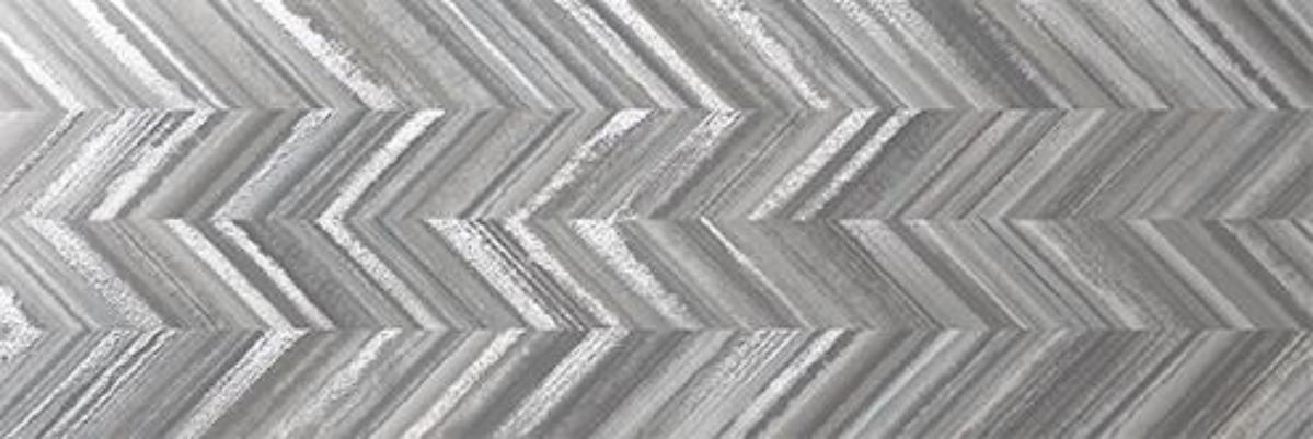 

Керамическая плитка Ibero Cromat One Dec Fold Grey Настенная 25х75