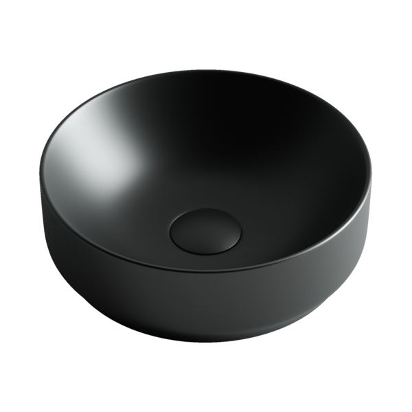 Раковина накладная Ceramicanova ELEMENT 36 черный матовый CN6007