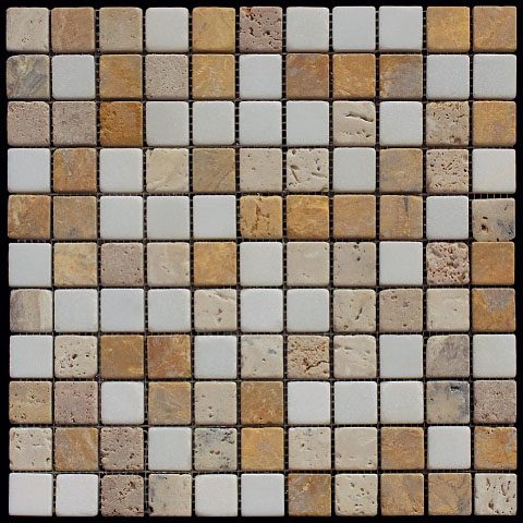 

Мраморная мозаика Natural Mix MT-02-25T (MT-02) (2,5х2,5) 30,5х30,5