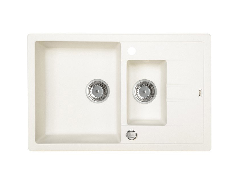 

Мойка для кухни IDDIS Vane G 1 1/2 чаши 780х500 V20W785i87 белый