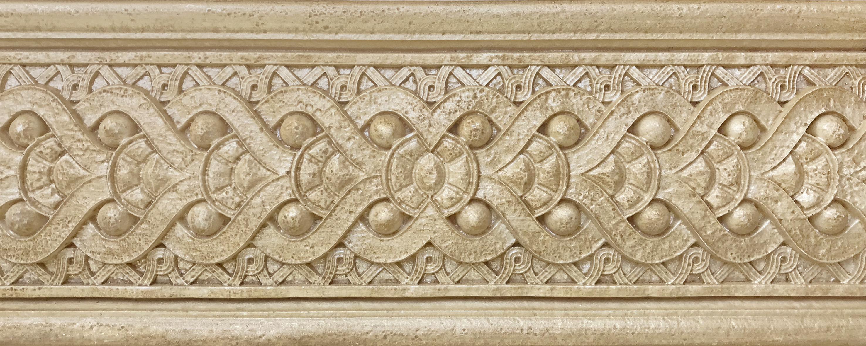 

Керамическая плитка Kerasol Armonia Travertino Antico Sand Cenefa бордюр 10x25