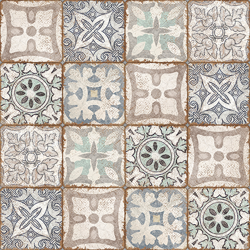 

Керамогранит Cersanit Majolica глаз. многоцветный (C-MA4R452D) 42x42