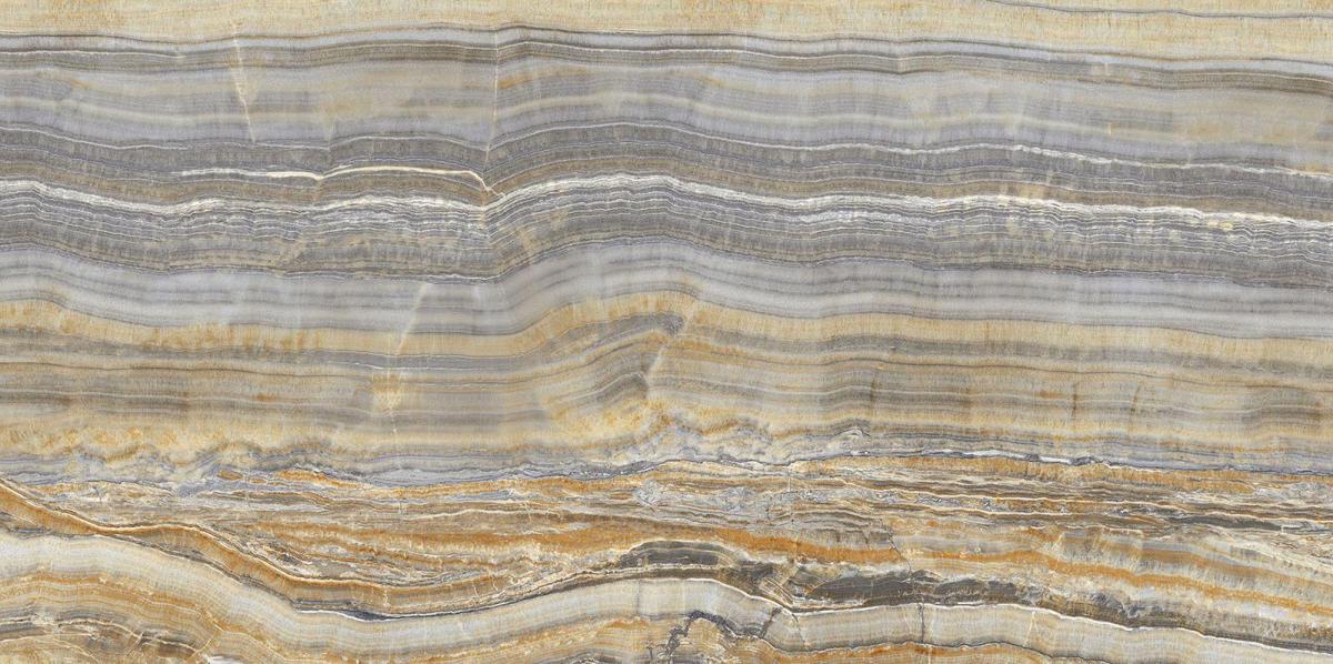 

Керамогранит Ariostea Ultra Onici Grey Onyx Vein Cut Luc Shiny (6mm) 75x150