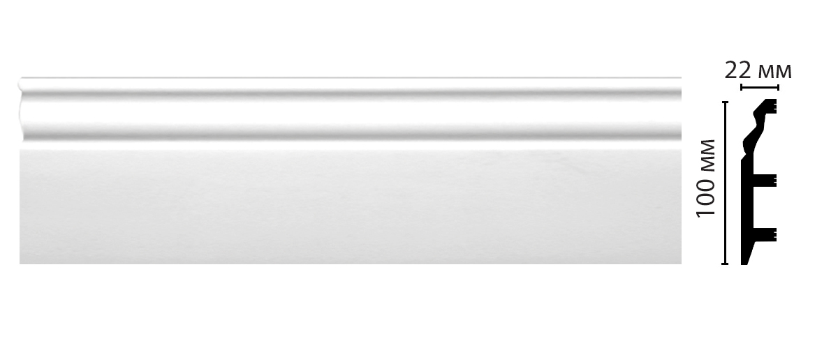 Плинтус Decomaster D232 ДМ