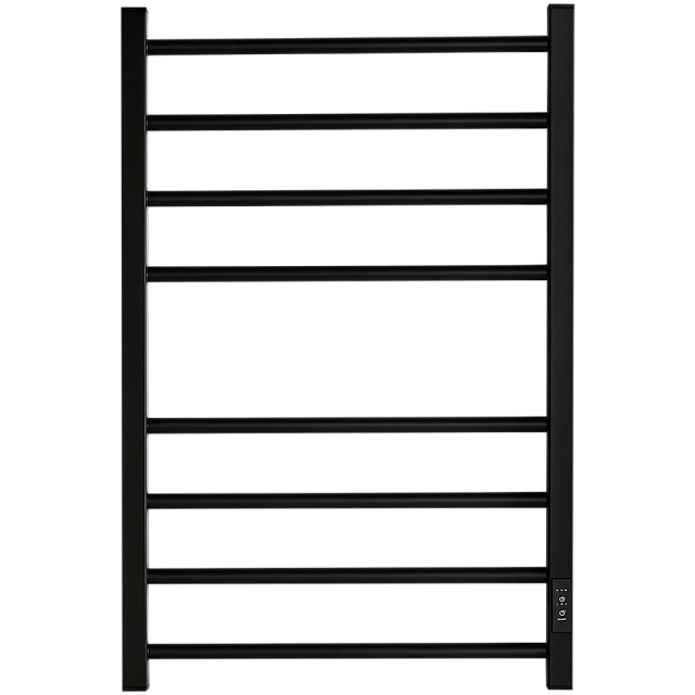 Электрический полотенцесушитель Stout Piano Quadro 800x500 Черный матовый
