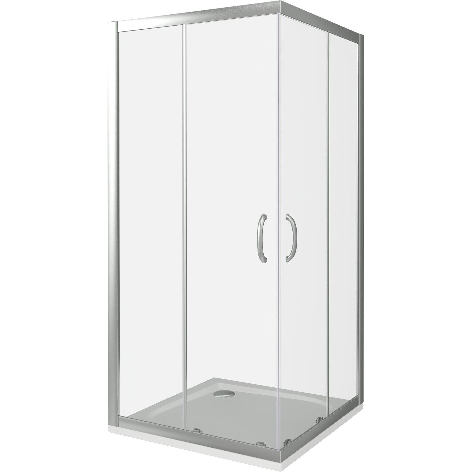 Душевой уголок Good Door Infinity 1850x900x900 хром (матовое стекло) ИН00018