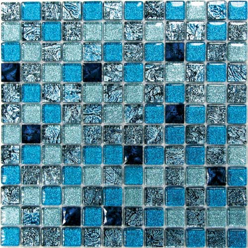 

Стеклянная Мозаика Bonaparte Satin Blue (8x23x23) 30x30