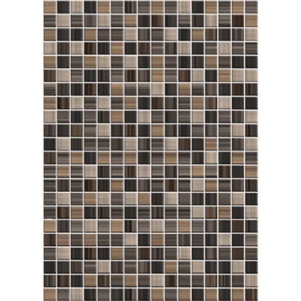 

Керамическая плитка Cersanit Motive настенная коричневая (MFM111D) 25x35