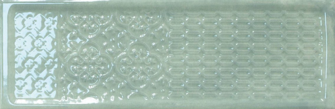 

Керамическая плитка Cifre Rev. Decor Titan Aqua декор 10x30,5