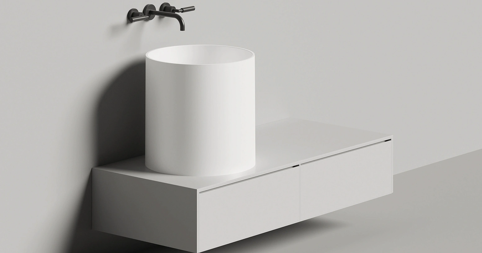 Раковина Salini ARMONIA 04 S-Stone 46 белый матовый 130118M