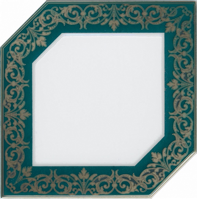 

Керамическая плитка Kerama Marazzi Клемансо HGD/E250/18000 декор темный зеленый 15x15