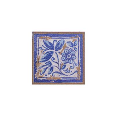 

Клинкерная плитка Gresan Natural Taco Antiga Azul вставка 12х12