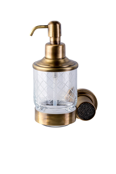 Дозатор для мыла Boheme Royal Cristal бронза 10932-BR