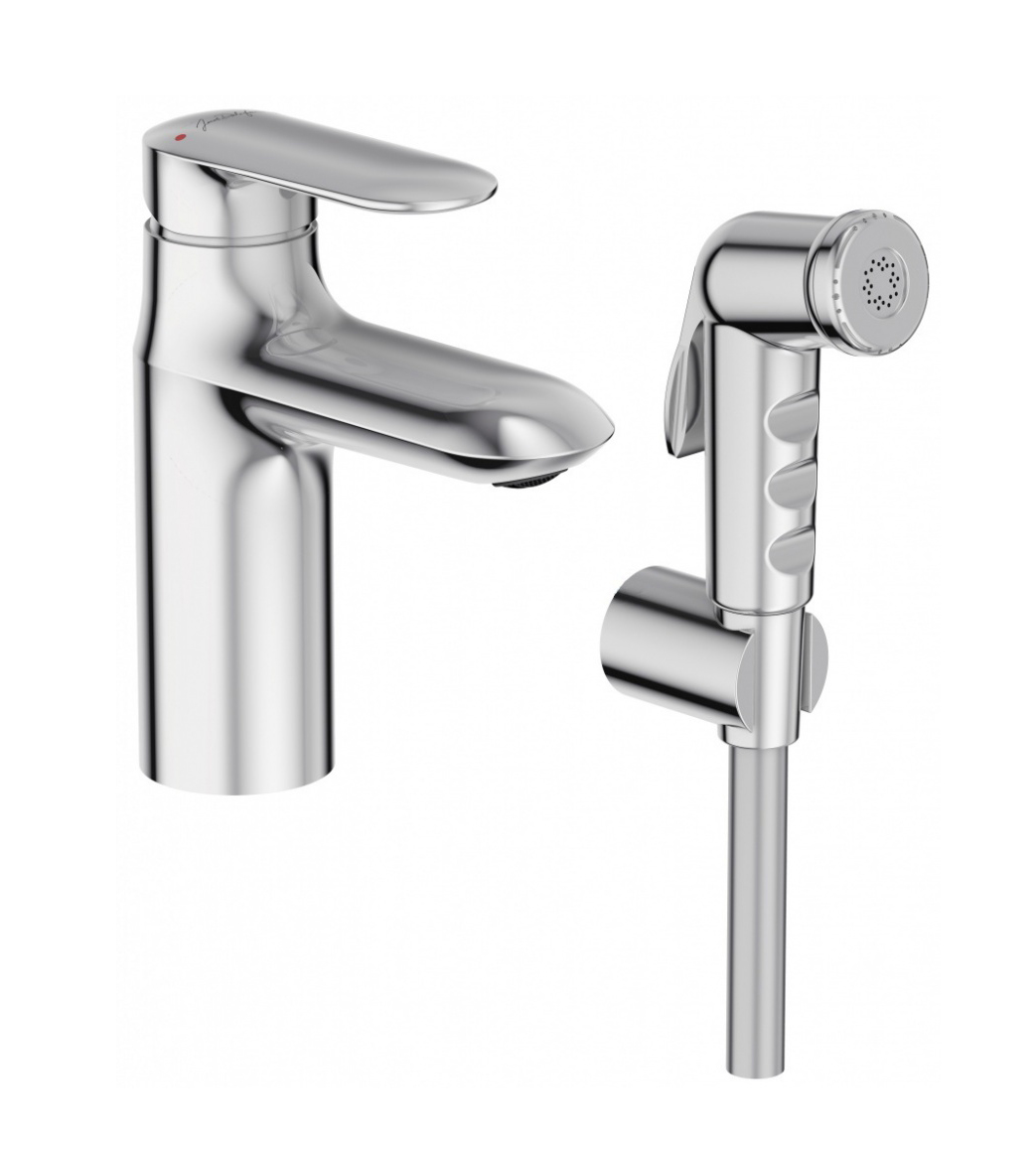 

Смеситель для раковины Jacob Delafon Kumin с гигиеническим душем E99465-CP