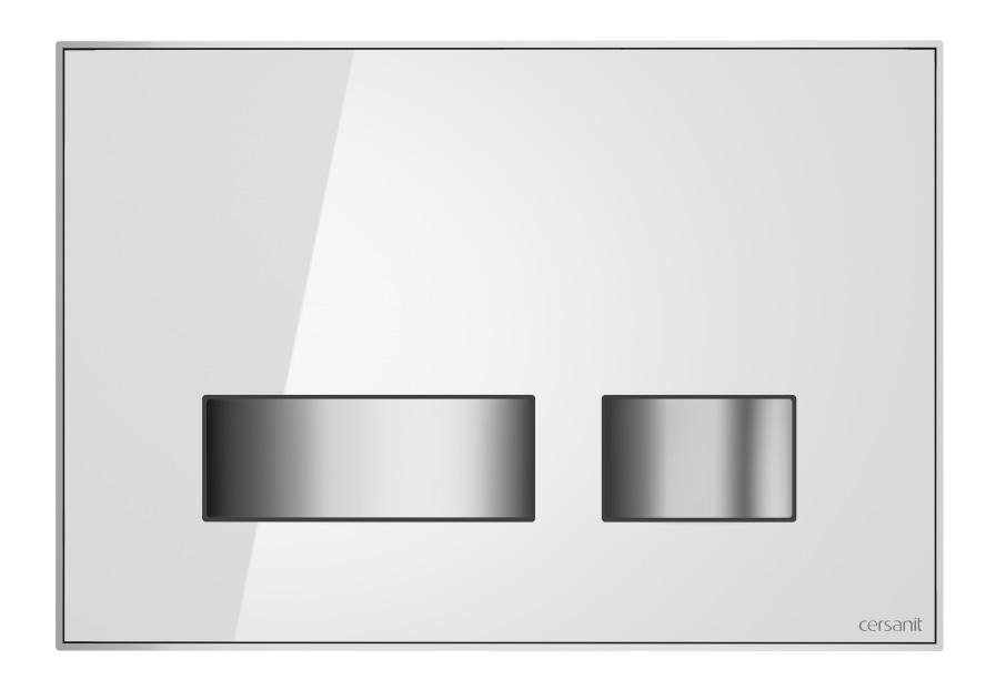 

Клавиша смыва Cersanit MOVI универсальная белый глянец P-BU-MOV/Whg/Gl