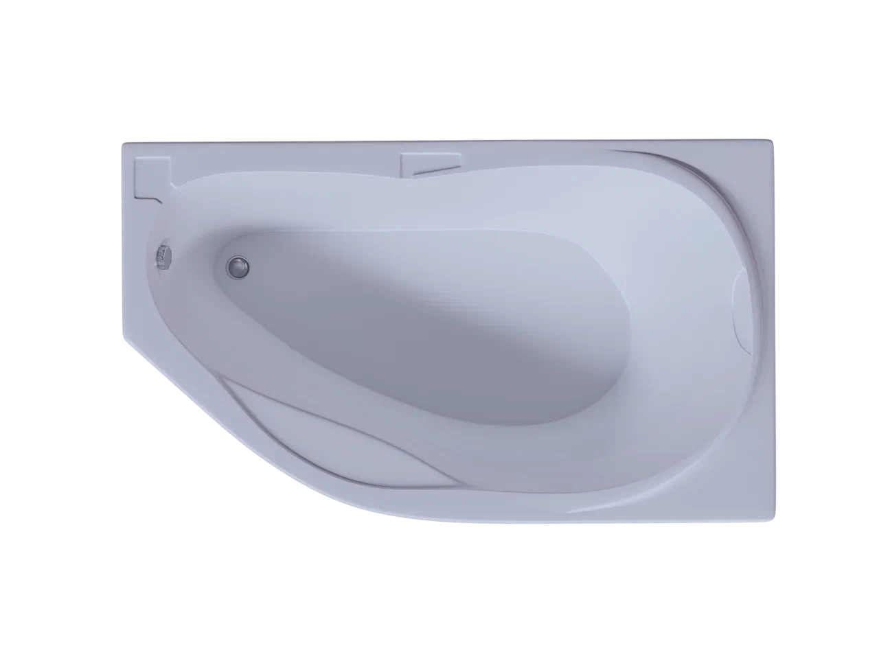 Акриловая ванна Акватек Таурус 1700х1000 с фронтальной панелью правая TAR170-0000129