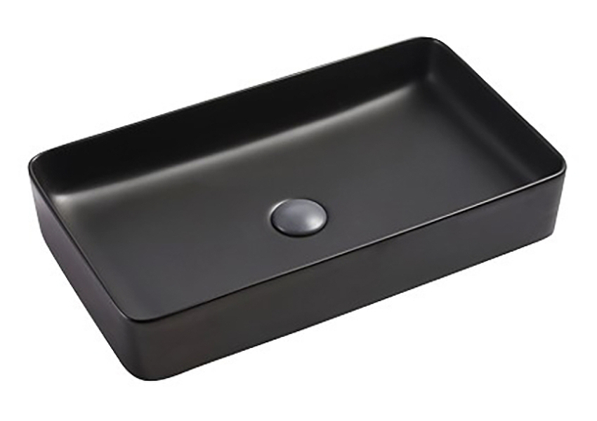 Раковина SantiLine 61 черный матовый SL-1073MB