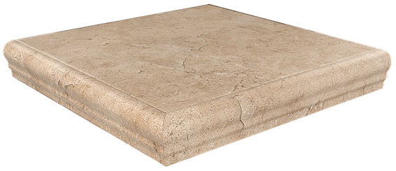 

Ступень Kerama Marazzi Фаральони SG115600R/GR/AN угловая песочный 34х34х9