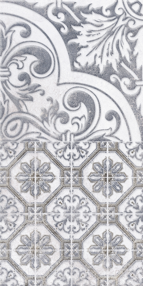 

Керамическая плитка LB-Ceramics Кампанилья 1641-0095 Декор 3 серый 20х40