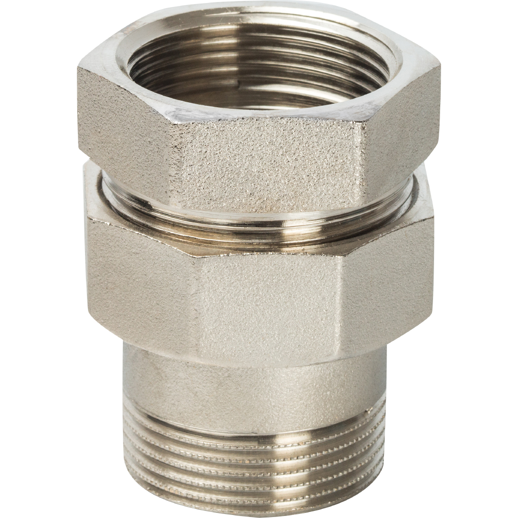 

STOUT Разъемное соединение "американка" уплотнение под гайкой O-RING ВН 1 1/2" никелированное