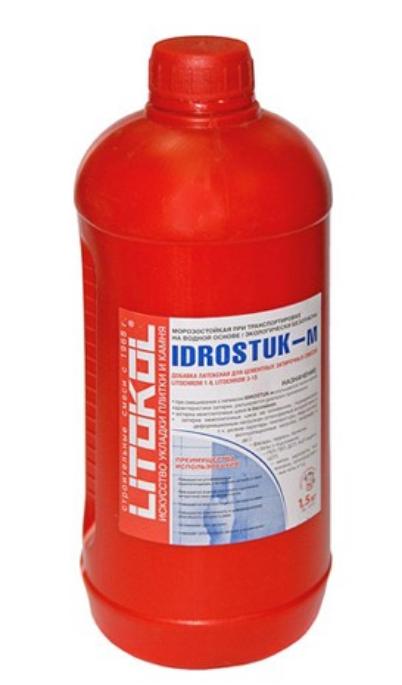 

Litokol Добавка латексная Idrostuk-m для цементных затирочных смесей 1,5кг