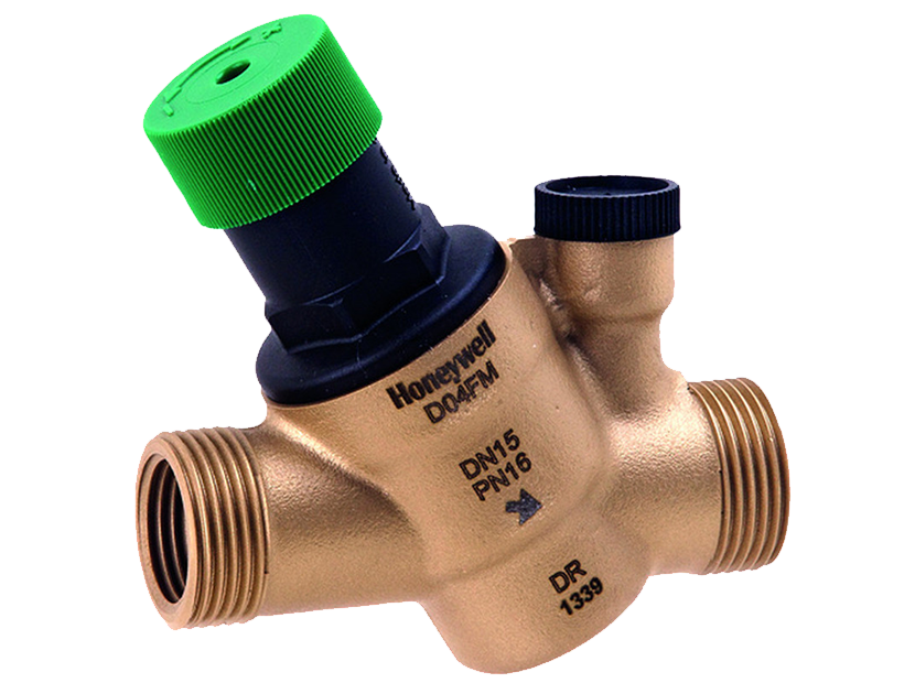 Редуктор давления Honeywell D04FM-1/2A, латунная чаша фильтра