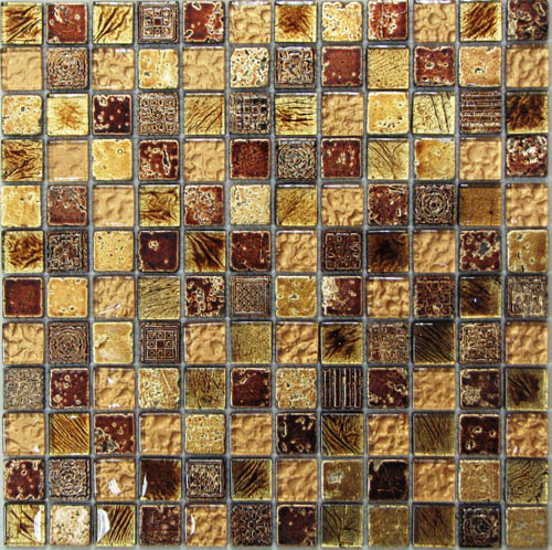 

Стеклянная Мозаика с камнем Bonaparte Antik-2 (23x23x8) 30x30
