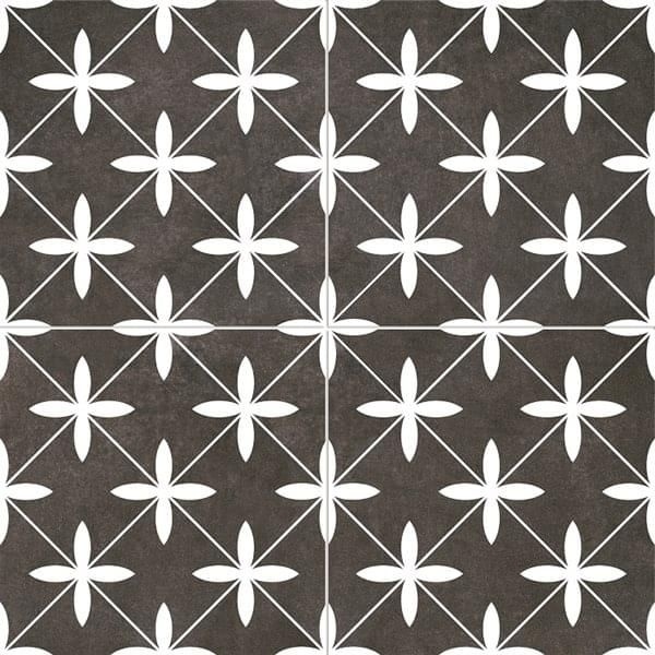 Керамогранит Niceker Chic Poole Black 44,5x44,5