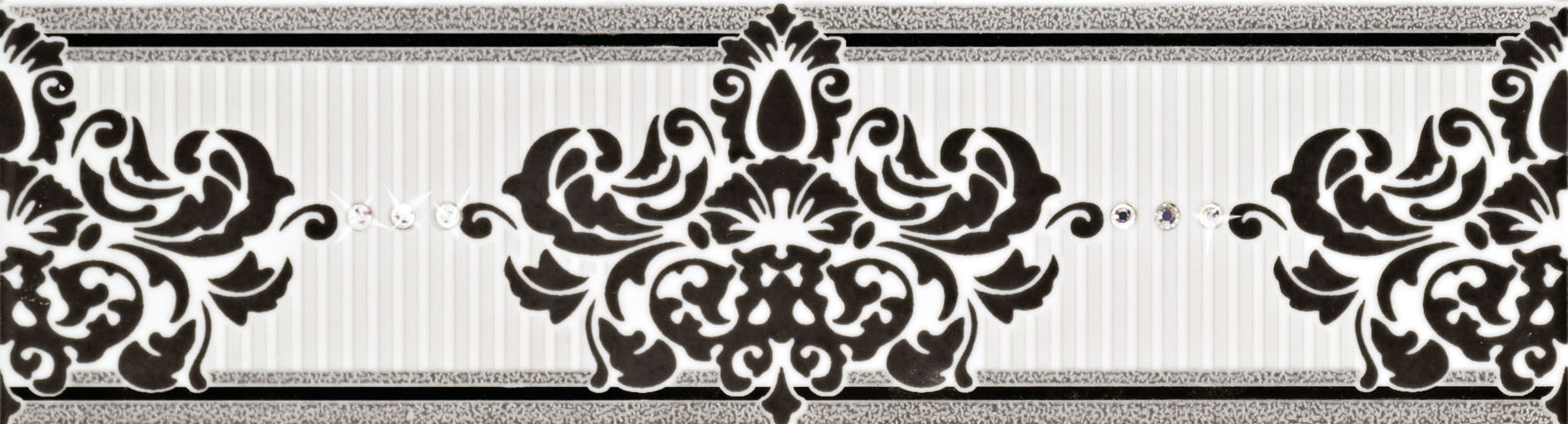 

Керамическая плитка Piemme Elite MRV231 Frise Bianco/Nero Кайма 8x30