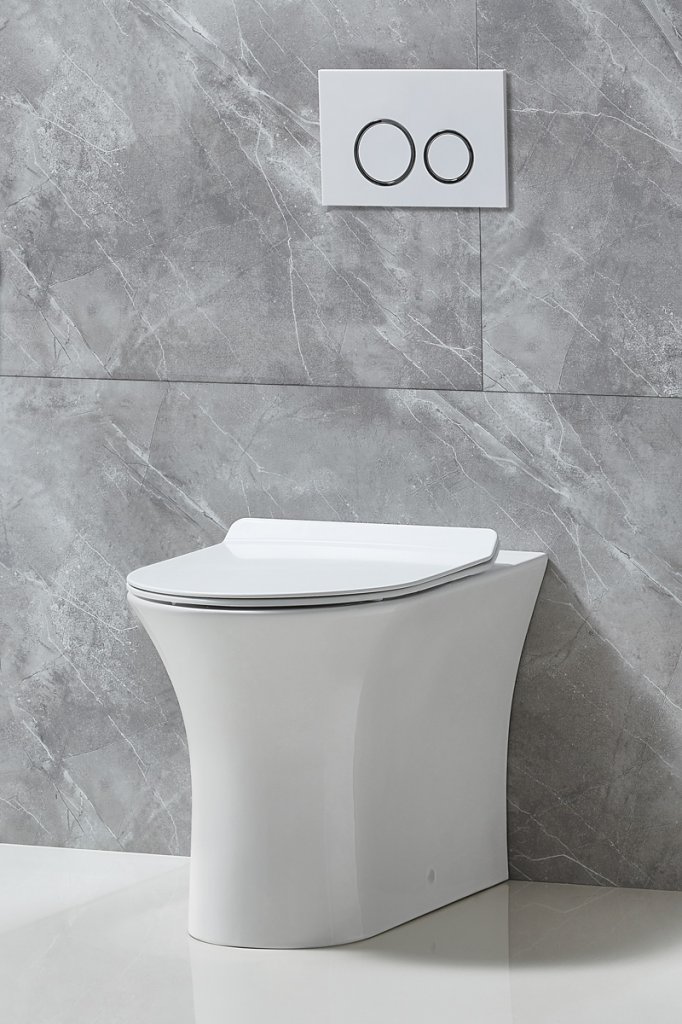 

Чаша унитаза приставного BelBagno Ancona BB1224CBR-P