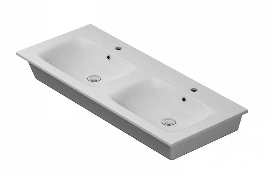 

Раковина мебельная AM.PM Spirit 2.0 120 двойная M70AWCD1202WG
