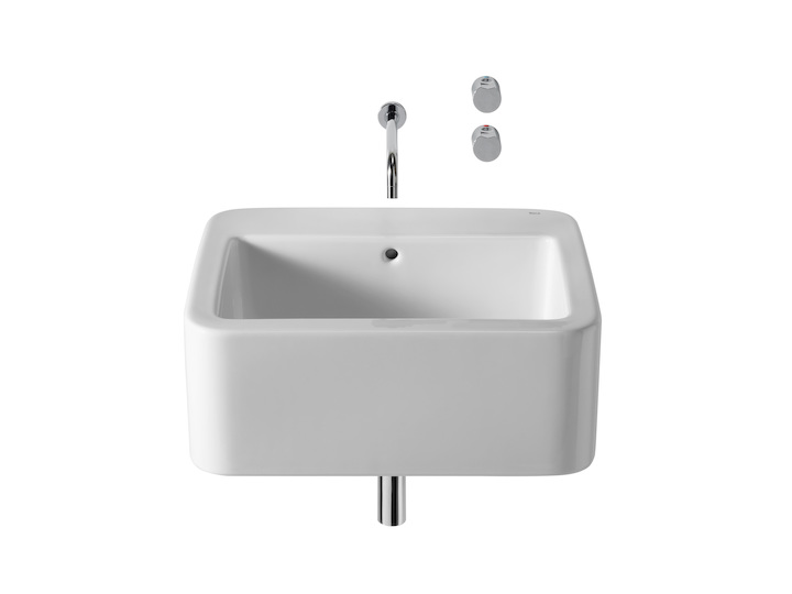 

Раковина накладная или подвесная ROCA ELEMENT 600х505 без отверстия 7327570000