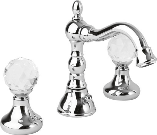 

Смеситель для раковины Cezares Atlantis хром, ручка Swarovski ATLANTIS-BLS2-01-Sw