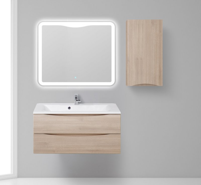 

Шкаф-колонна Belbagno FLY-MARINO подвесной FLY-MARINO-750-1A-SC-RG-P-L левый коричневый светлый
