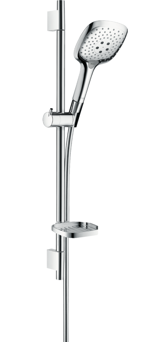 

Душевой набор Hansgrohe Raindance Select E 150 со штангой 65 см и мыльницей 27856000