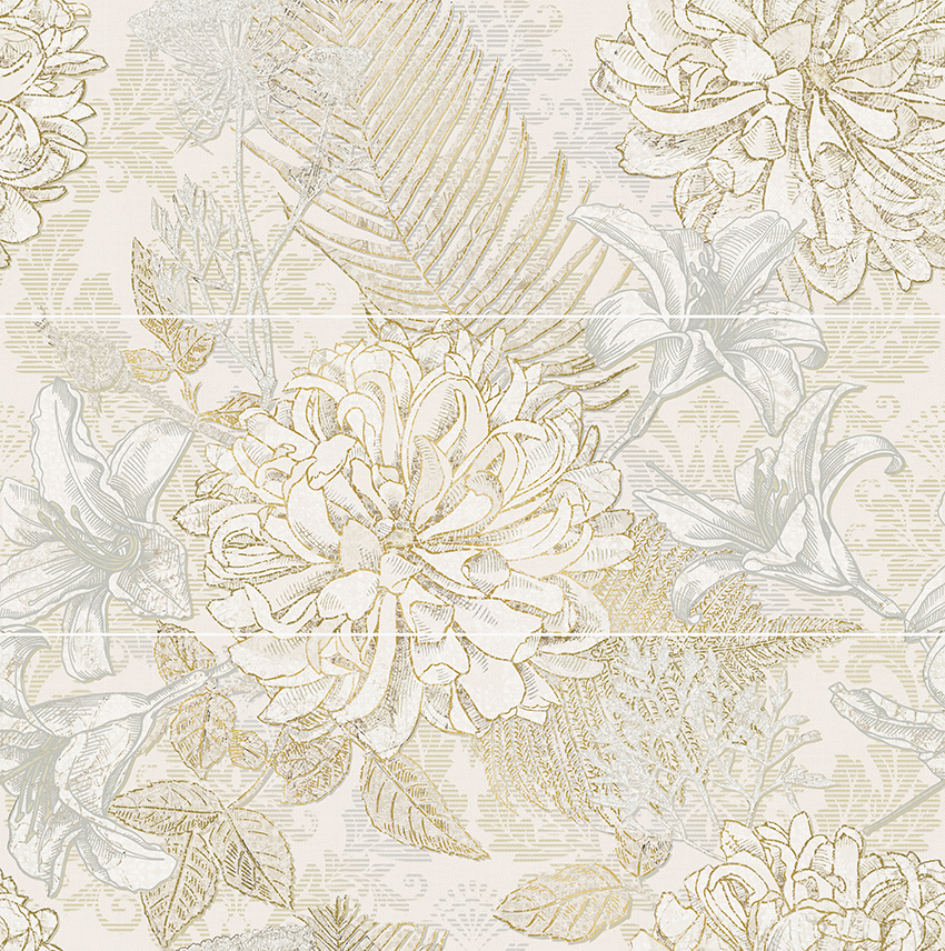 

Керамическая плитка AltaСera Bloom Aroma SW11ARM01 панно (3pz) 60х60