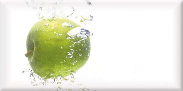 

Керамическая плитка Absolut Keramika Monocolor Decor Fresh Apple Декор 10x20
