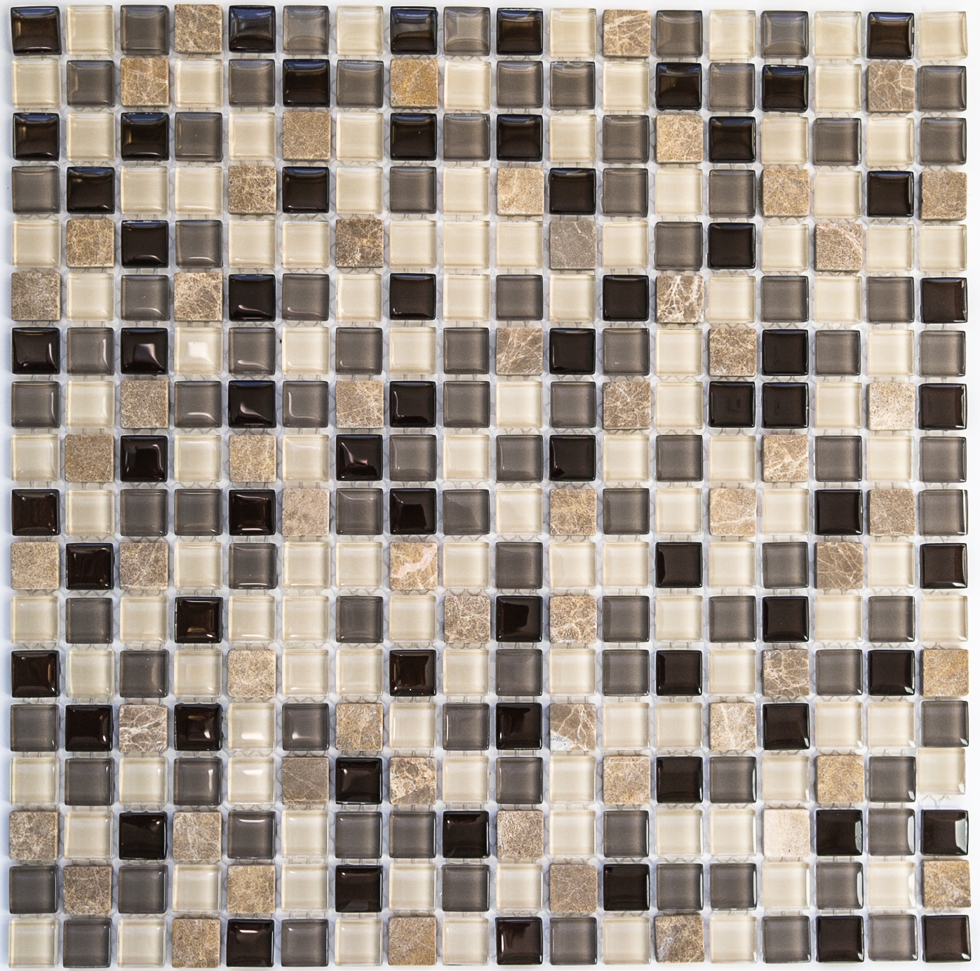 

Стеклянная Мозаика с камнем Bonaparte Amelia (15х15х4) 30x30