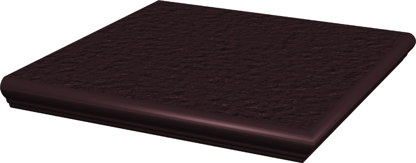 

Керамическая плитка Grupa Paradyz Natural Brown Duro Ступень наружная с капиносом 33x33x1,1
