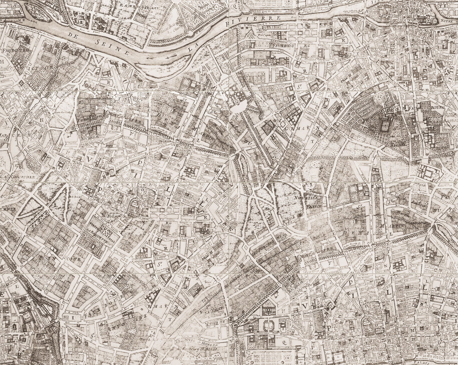 

Керамическая плитка Tubadzin Paris D-Cadet (8 шт) панно 119,8x149,8