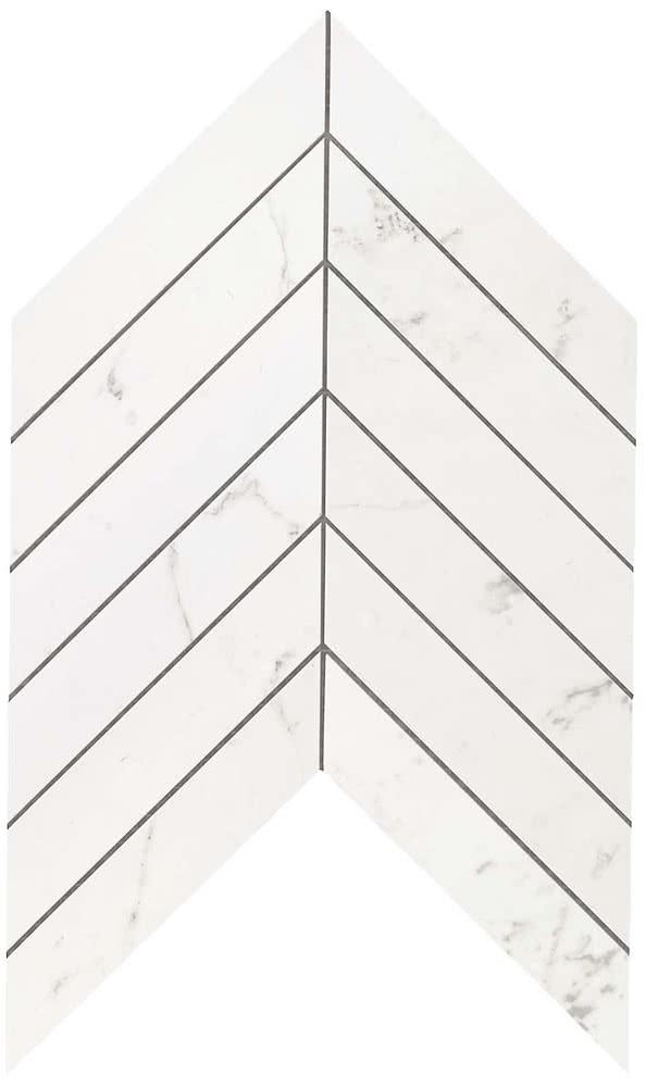 

Керамическая плитка Atlas Concorde Marvel Stone Carrara Pure Chevron Wall 30,5х25