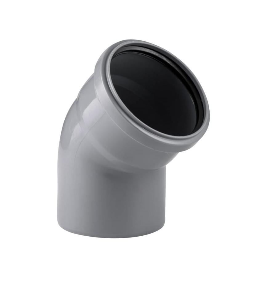 TEBO Отвод серый 110x45