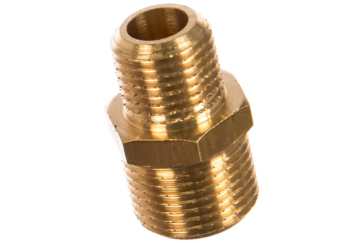 Elsen Ниппель НН 1/4", 3/8" латунь переходной