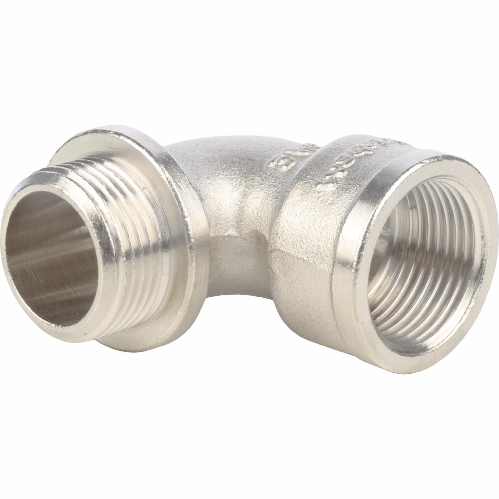 

STOUT Угольник с упором ВН 3/4" никелированный
