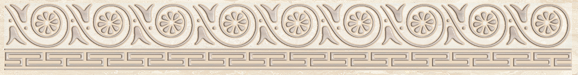 

Керамическая плитка Ceramica Classic Persey Бордюр бежевый 56-03-11-497 5х40