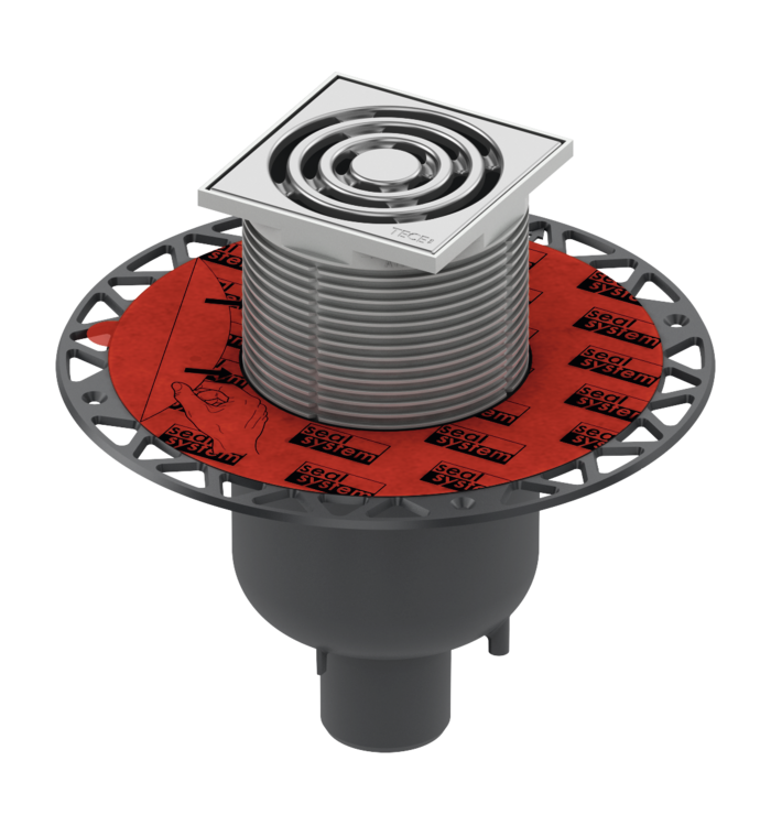 

Трап TECE TECEdrainpoint S 130 с универсальным фланцем Seal System 3601300