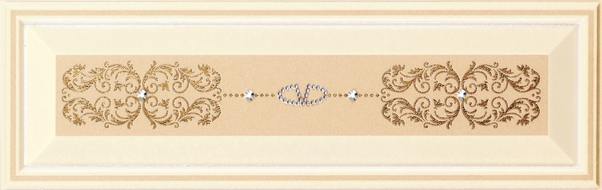 

Керамическая плитка Piemme Boiserie MRV027 Rilievo V Avorio Кайма 9,5x30
