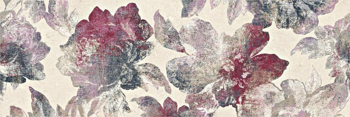 

Керамическая плитка Ragno Cocciopesto Decoro Botanico Bianco декор 40x120