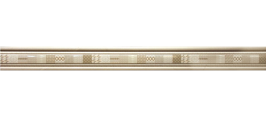 

Керамическая плитка Azteca Mold Passion 90 Champagne бордюр 8x90